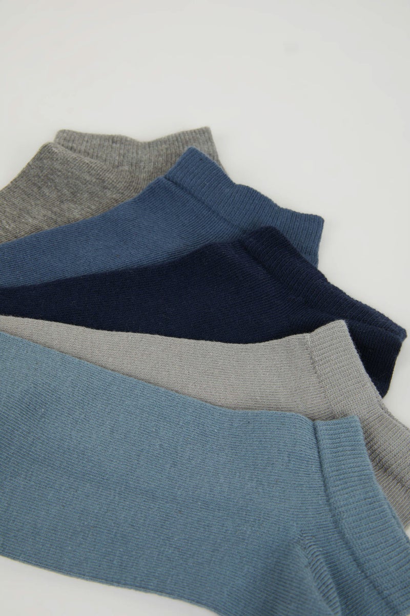 DeFacto Man 5 Piece Cotton Ankle Socks  - Image 2