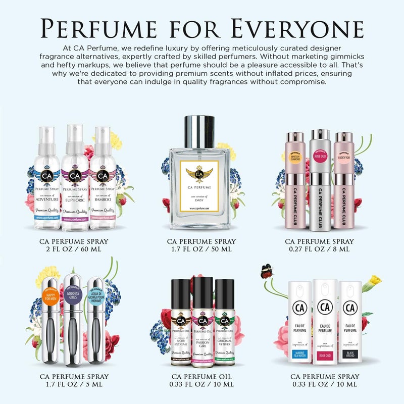 CA Perfume Impression of Delina Perfume For Women Fragrance Eau de Parfums Spray Bottle 1.7 Fl Oz/50ml-X1 - Image 5