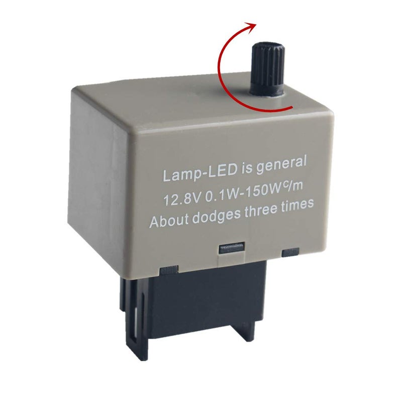 DEWHEL 8-Pin Speed Adjustable Electronic LED Flasher Relay for Lexus Scion Toyota - Image 1