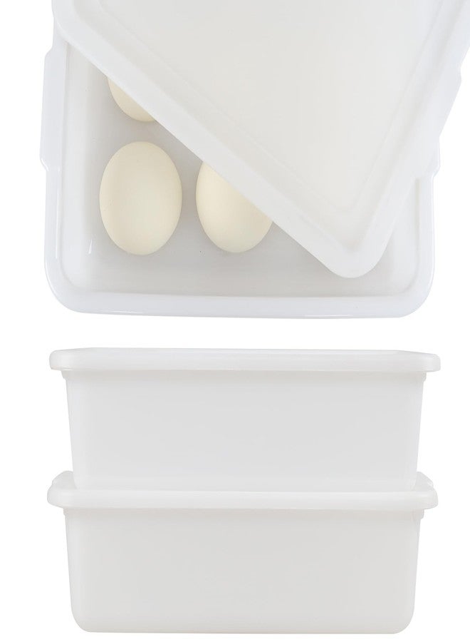 Yesdate Pizza Dough Proofing Box, Pack of 3 Stackable BPA-Free Trays with Covers, Perfect as a Bread Proofing Box and Dough Container - Image 1