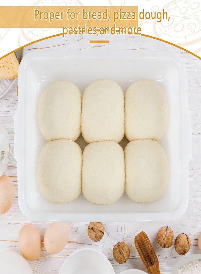 Yesdate Pizza Dough Proofing Box, Pack of 3 Stackable BPA-Free Trays with Covers, Perfect as a Bread Proofing Box and Dough Container - Image 5