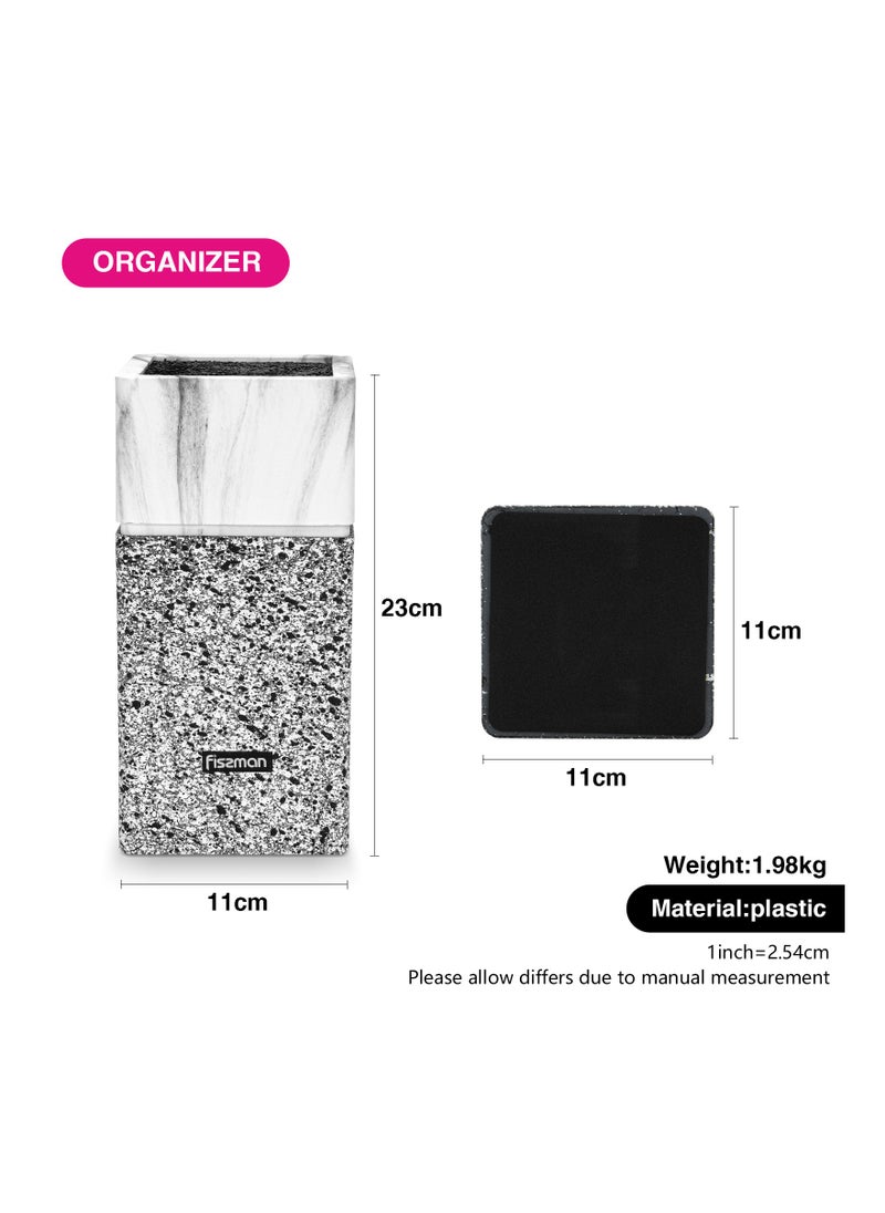 Fissman Knife Stand with Removable Straw 23cm, Plastic, Universal Knife Organizer  - Image 2