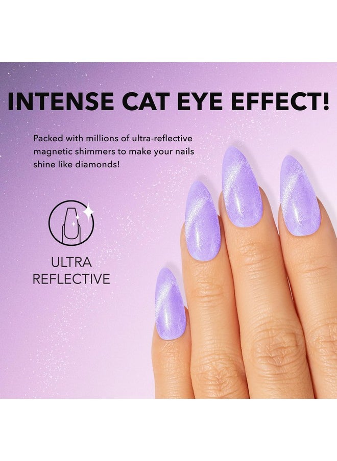 KIARA SKY - Soak Off Gel Polish | Magnetic Cat Eye Effect | Long-Lasting And Lightweight Soak Off Gel Polish | Uv Led Magneticfx 0.5 Fl Oz, Berry Haze - Image 1