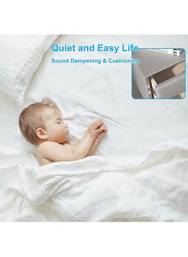 Generic - 300Pcs Clear Cabinet Door Bumpers Adhesive Bumper Pads Silicone Bumpers Self Adhesive Sound Dampening Cabinet Stoppers for Kitchen Cabinet Picture Frame Cupboard Drawer - Image 1