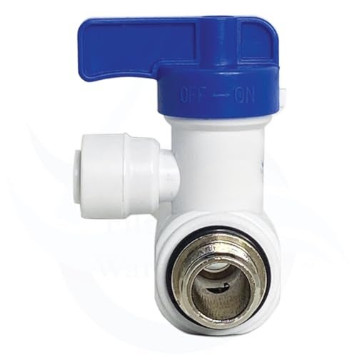 Filtration Warehouse FW Speed Fit 3/8 x 3/8 x 1/4 or 3/8 Inch DUAL O-Ring Stainless Steel Angle Stop Adapter Valve, US Company! Push to Connect Plumbing Fitting, with Clip, Compare to ASVPP1LF or ASVPP2LF (1/4" One-Pack) - Image 5