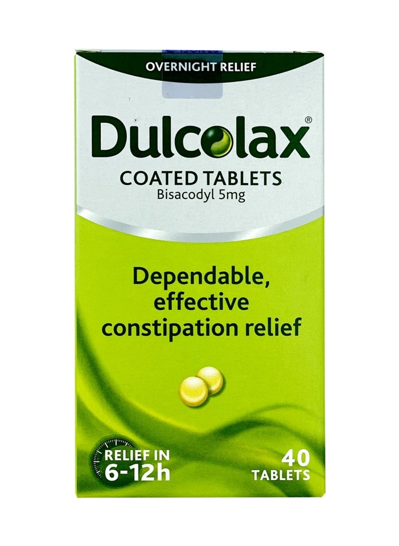DULCOLAX Constipation Relief 40 Tablets 40 Tablets (5 mg) 