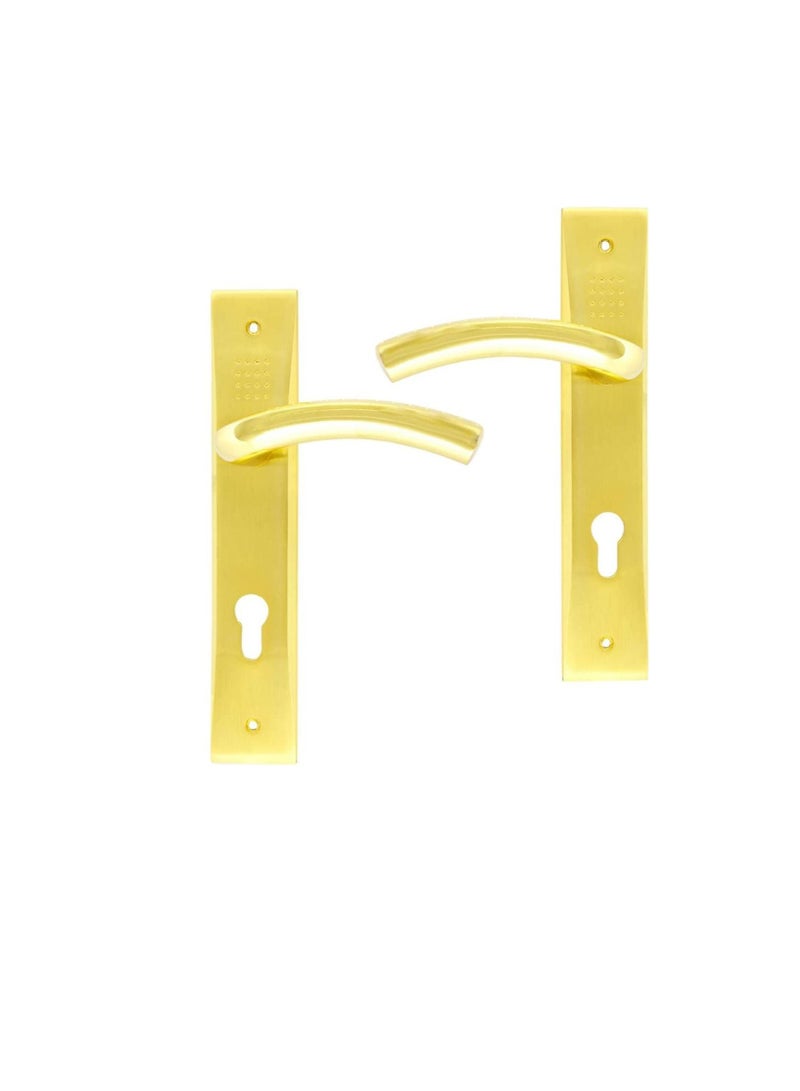 روبستلاين مقبض ذراع Robustline مطلي بالنحاس بقفل - Image 1