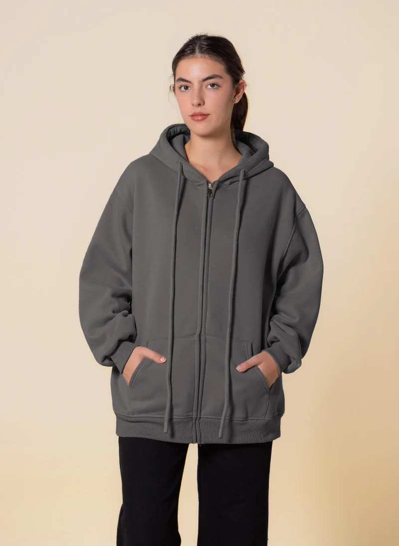SHAPES COMFORT ZIPPER HOODIE