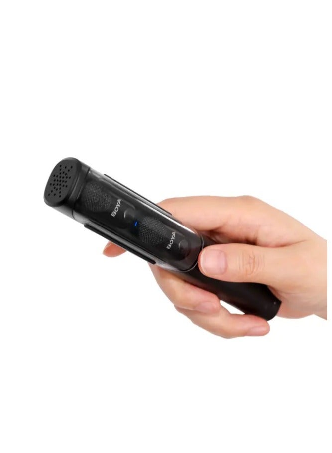 BOYA Magic: World’s 1st AI-Powered Transformable Wireless Microphone for Creators -  {USB-C + Lightning} 1to2 + Charging Case - Image 2