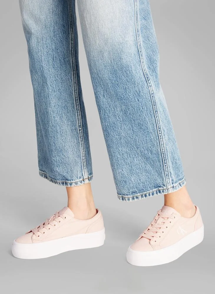 Calvin Klein Jeans VULCANISED FLATFORM LOW TRAINERS