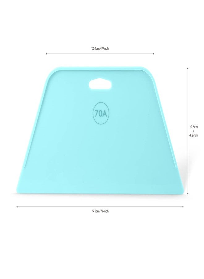 FOSHIO Wallpaper Smoothing Tool, Blue Flexible Wallpaper Squeegee Smoothing Tool for Wallpaper Smoother for Installation, Perfect for Vinyl Crafts, Smoothing Peel and Stick Wall Paper, Window Films - Image 2