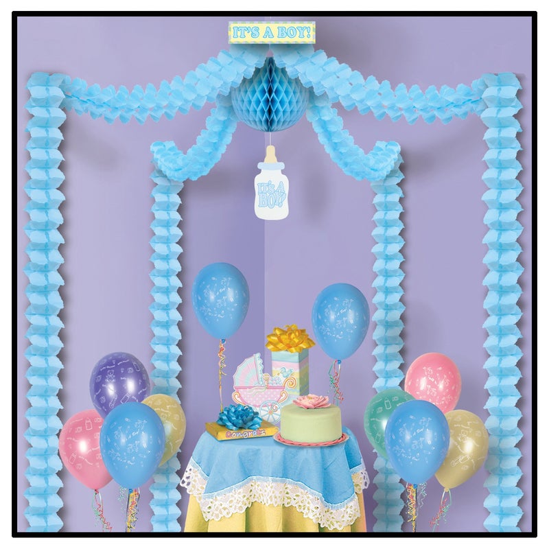Its A Boy Party Canopy Party Accessory 1 count 1Pkg