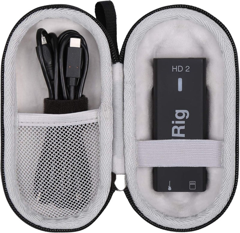 Aproca Hard Travel Storage Carrying Case for IK Multimedia iRig HD 2 digital guitar interface - Image 1