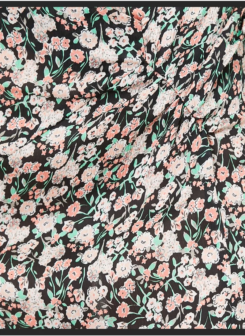 KOTON Skirtly Yours Styled by Melis Ağazat Patterned Skirt