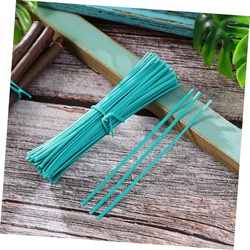 HANABASS 1000pcs Flexible Galvanized Wire Ties Plant Support Ties Wire for Crafts Food Bags - Image 2