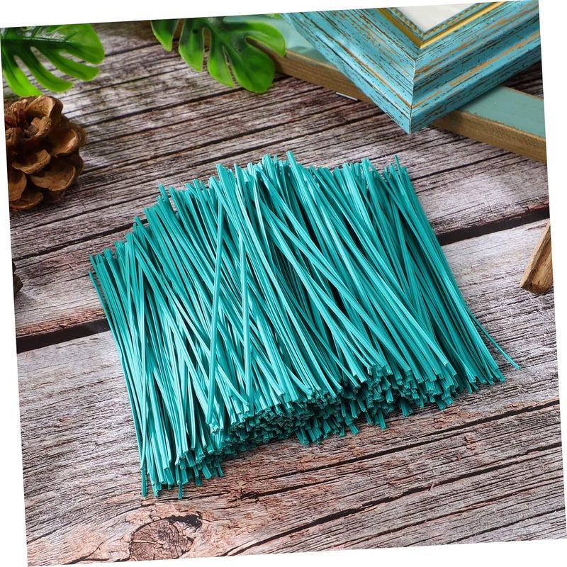 HANABASS 1000pcs Flexible Galvanized Wire Ties Plant Support Ties Wire for Crafts Food Bags - Image 5
