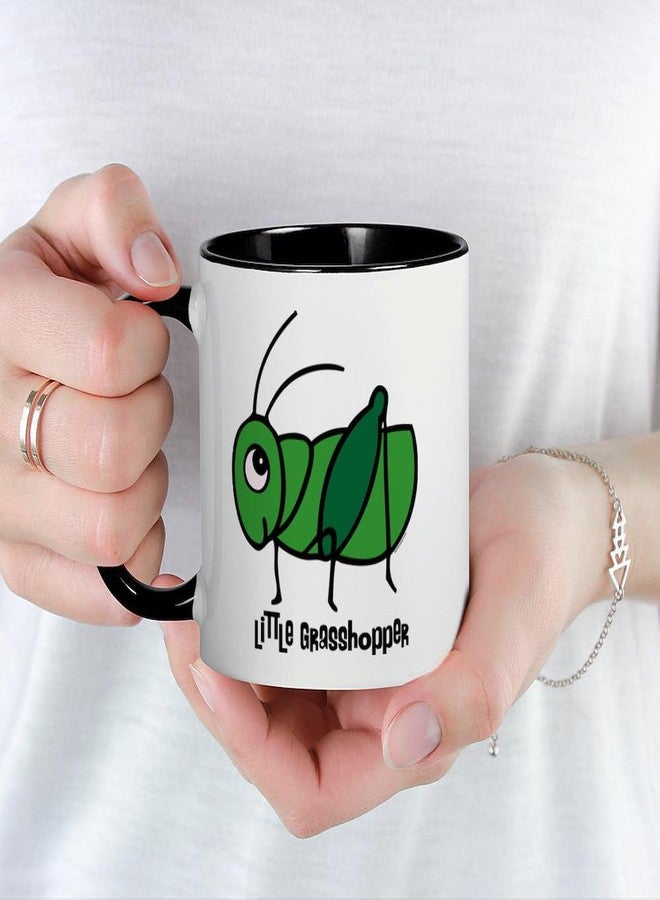 cafe press CafePress Little Grasshopper Mug 11 oz (325 ml) Ceramic Coffee Mug - Image 5