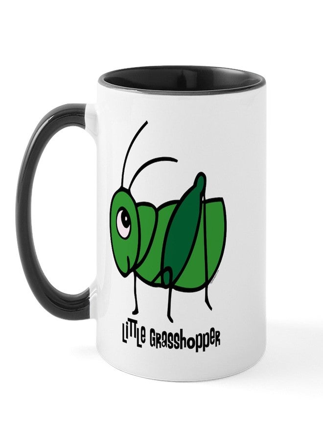 cafe press CafePress Little Grasshopper Mug 11 oz (325 ml) Ceramic Coffee Mug - Image 1