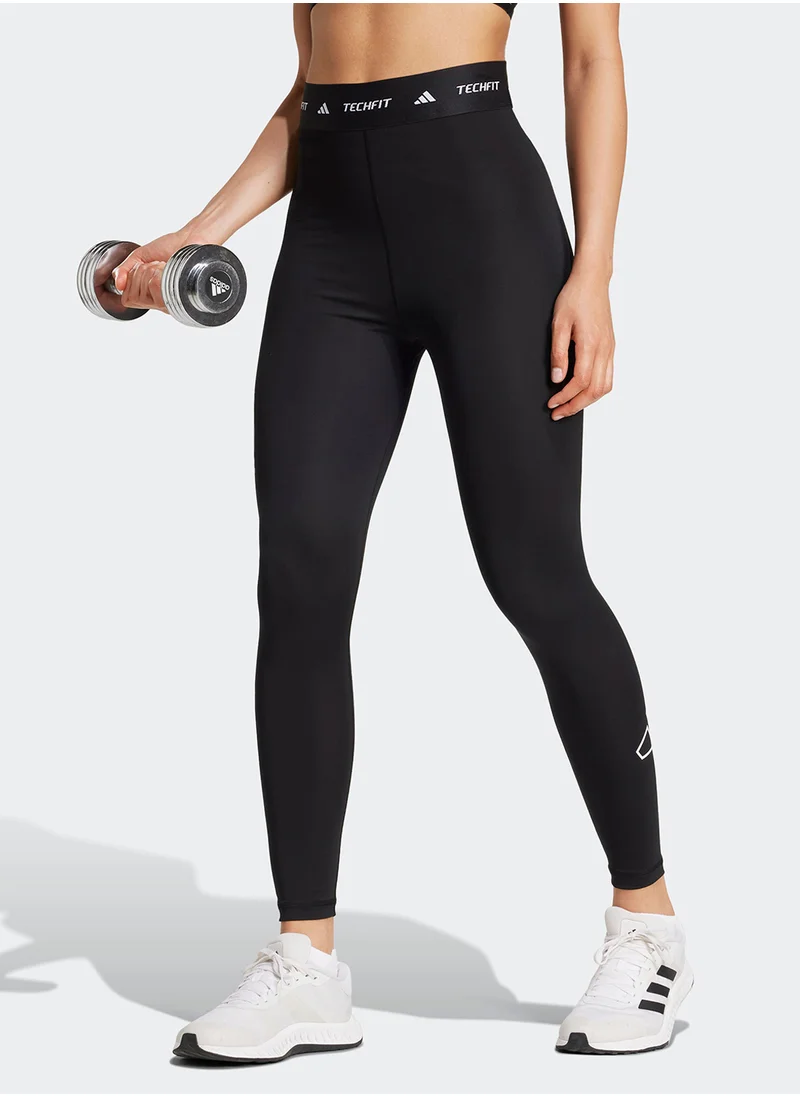 اديداس Techfit Graphic 7/8 Leggings