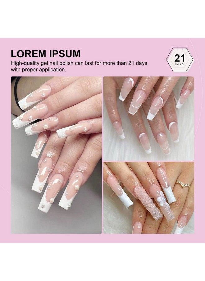 Saviland French Gel Nail Polish 1Pc 10Ml White Gel Polish French Manicure Brush U V Led Gel French Nail Art For Starters Professionals Gift  - Image 5
