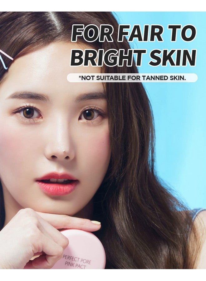 THESAEM Saemmul Perfect Pore Pink Pact - Makeup Finishing Pressed Powder for Sebum Control and Pore Minimization, Soothes Sensitive Skin with Calamine, Setting Powder, Clumps Free 12g - Image 2