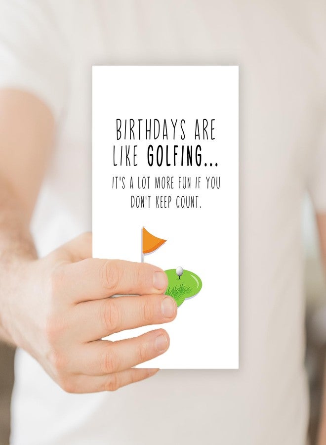 ATTLVV Funny Golf Birthday Card for Men Women,Happy Birthday Gift for Golfer,Golf Birthday Card for Husband Boyfriend Dad Brother boss - Image 4