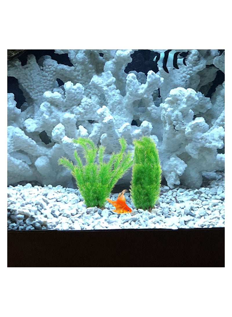 نباتات صناعية للأكواريوم زينة عشب مائي مزيف لملحقات حوض السمك - Image 1