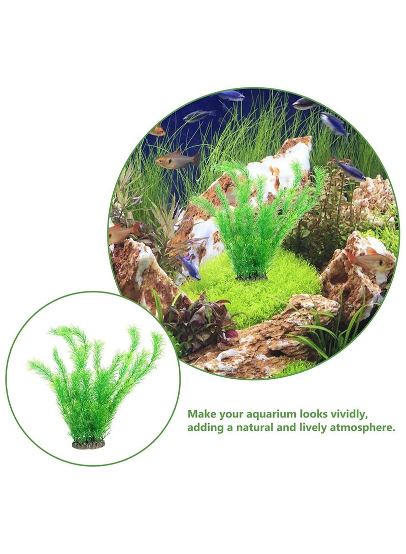 نباتات صناعية للأكواريوم زينة عشب مائي مزيف لملحقات حوض السمك - Image 5