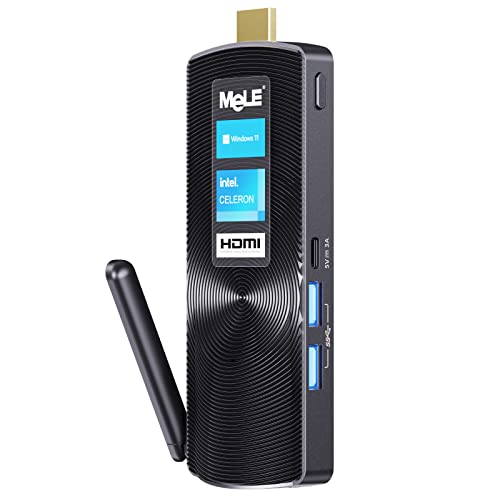 MeLE Stick PC with Win-11-Pro,Fanless Computer PCG02 N100 8GB 128GB,Support 4K HDMI,Auto Power On PXE,Small Micro Desktop Computer on Industry IoT,Business Office,Digital Signage,USB-C,Linux,Ubuntu - Image 4