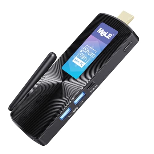 MeLE Stick PC with Win-11-Pro,Fanless Computer PCG02 N100 8GB 128GB,Support 4K HDMI,Auto Power On PXE,Small Micro Desktop Computer on Industry IoT,Business Office,Digital Signage,USB-C,Linux,Ubuntu - Image 1
