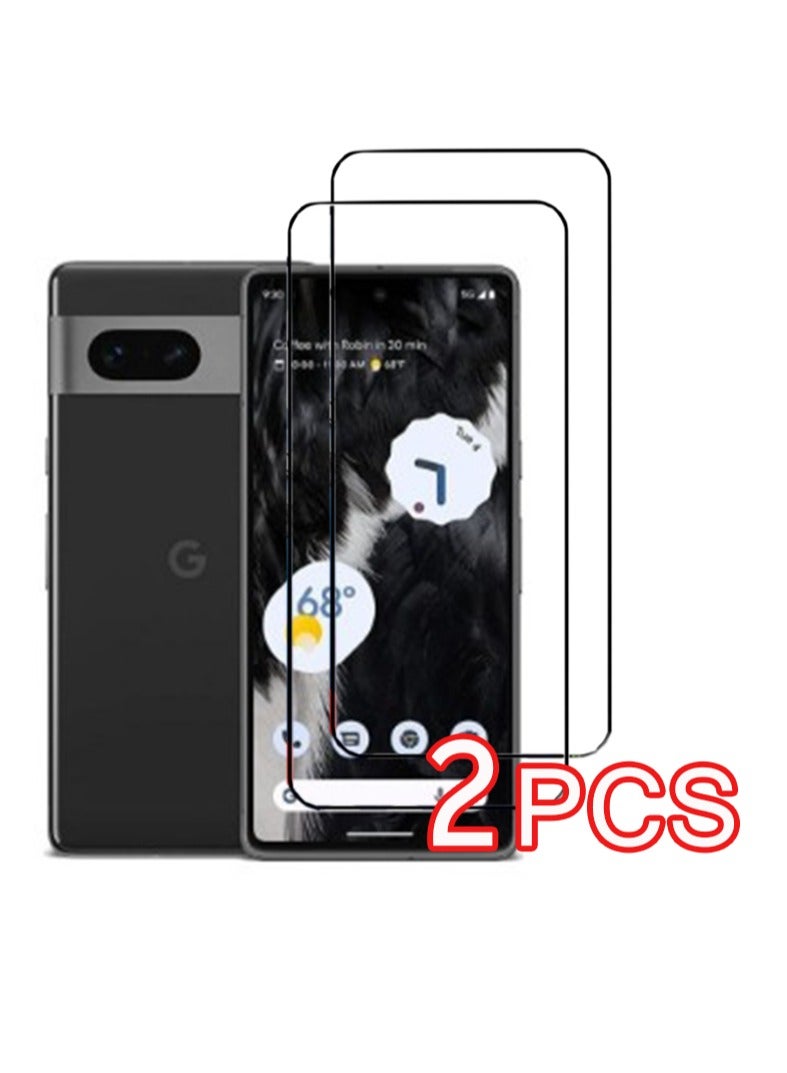 2 Pack Tempered Glass For Google Pixel 7 Pro Screen Protector, Easy installation, 9H hardness Scratch resistant, Fingerprint Compatible with Pixel 7 Pro Glass Screen Protector - Image 1
