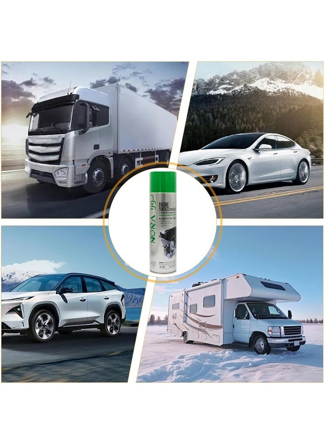 NORA Engine Surface Degreaser Spray 500ml – Heavy Duty No-Foam Cleaner for Engine Bay, Grease, Oil & Grime Removal – Professional Automotive Cleaning Formula - N-401 - Image 4