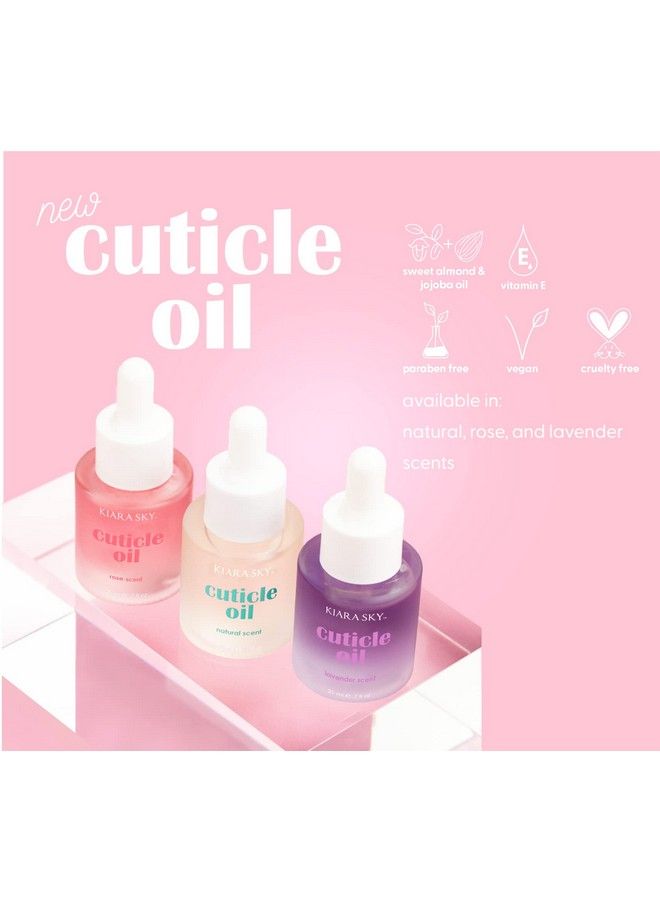 KIARA SKY Hydrating Nail And Cuticle Oil .7 Fl Oz (Rose) - Image 3