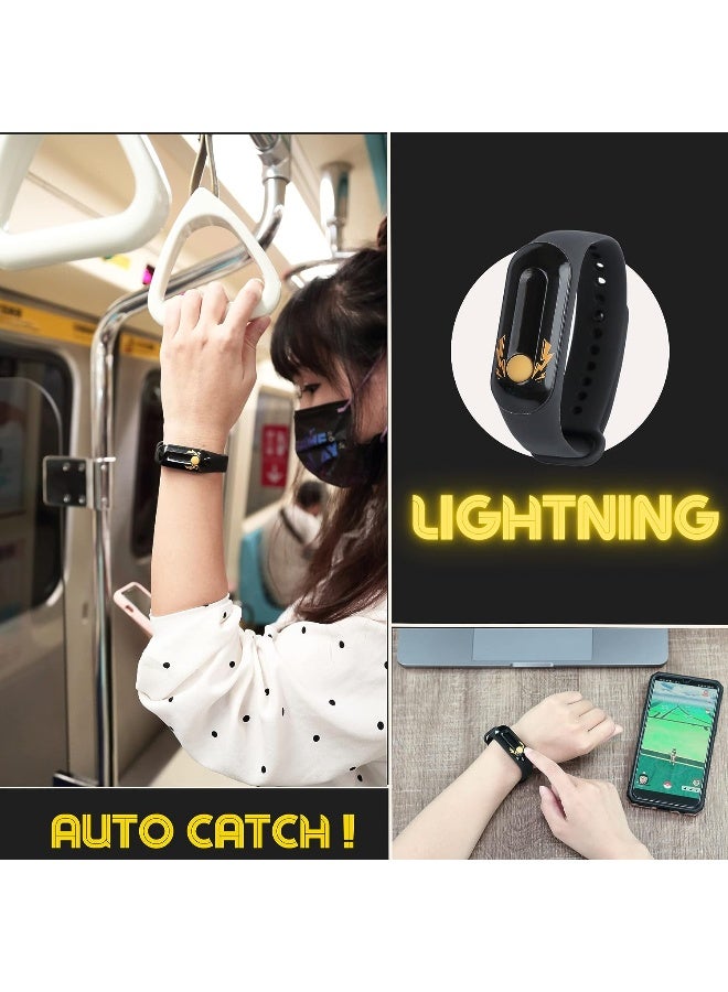 Brook Pocket Auto Catch Lightning - Simple and Easy to Use by Lightning LED lights, Auto Spin and Catching pocket monsters, Collecting Items, Wristband Bracelet Accessory - Image 4