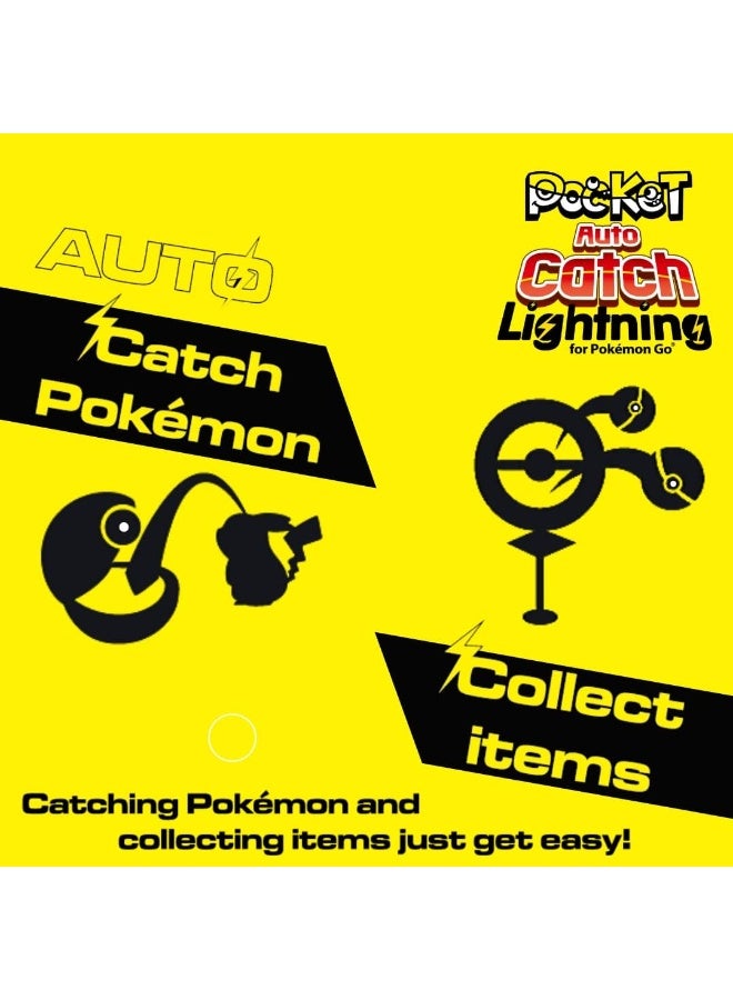 Brook Pocket Auto Catch Lightning - Simple and Easy to Use by Lightning LED lights, Auto Spin and Catching pocket monsters, Collecting Items, Wristband Bracelet Accessory - Image 3