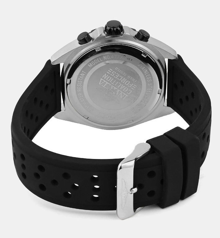 إنفيكتا ساعة إنفيكتا رجالية تناظرية كوارتز بحزام سيليكون 47770 - Image 3