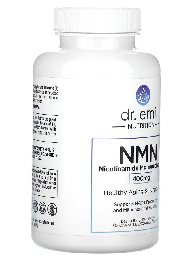 DR EMIL NUTRITION NMN 400 mg 30 Capsules - Image 2