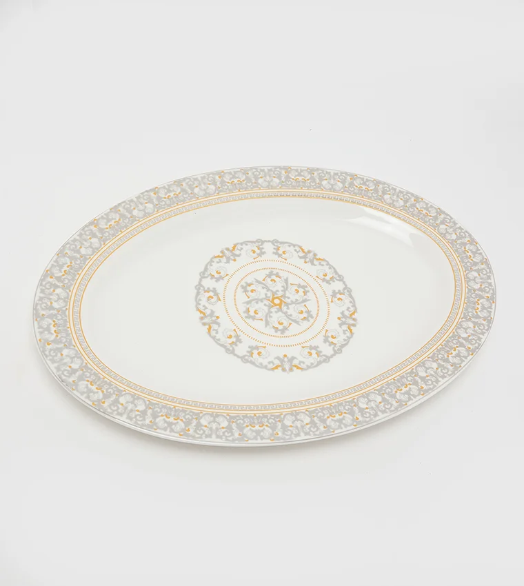 Sur La Table Platter 35cm White/Silver