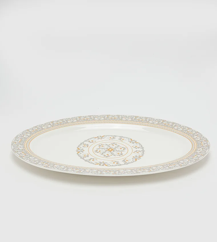 Sur La Table Platter 35cm White/Silver