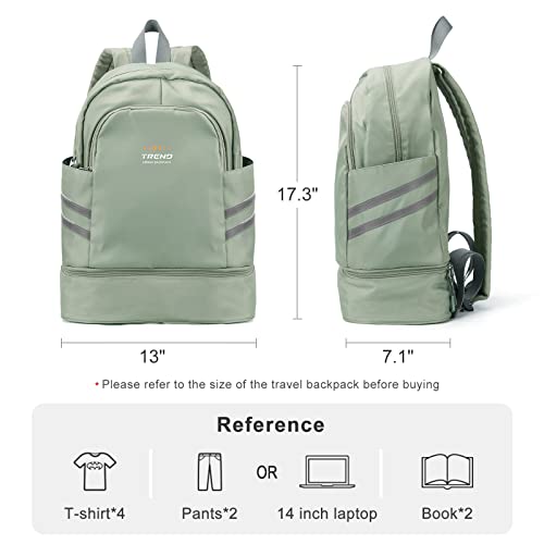 coofay Gym Backpack For Women Waterproof Backpack With Shoe Compartment Lightweight Travel Backpack Sports Backpacks Large Gym Bag - Image 2