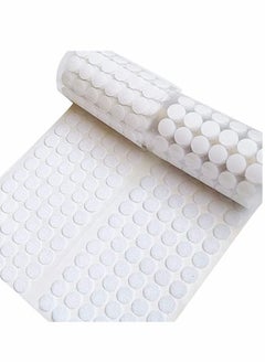 Self Adhesive Dots Tapes, Strong Adhesive 2000pcs (1000 Pairs)1.5cm, Hook & Loop Dots with Waterproof Sticky Glue Coins Tapes, Very Suitable for Classroom, Office, Home