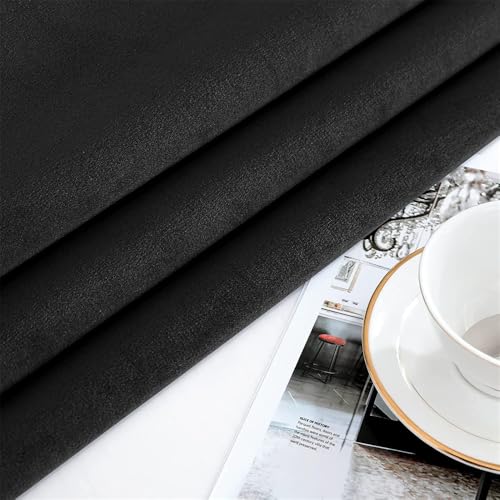F-CHU Black 70 Inch Round Tablecloth Thickset Velvet Tablecloth with Beautiful Gold Tassels Vintage Table Cloth for Home Decor Wedding, Party, Banquet and Events 70" Round - Image 5