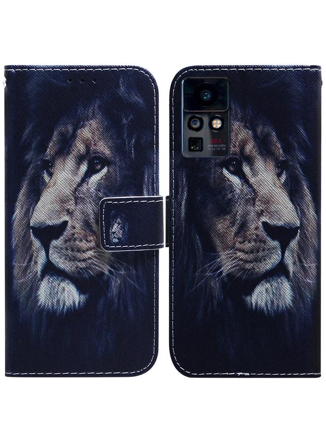 S-TOP Case For Infinix Zero X / X Pro Coloured Drawing Leather Phone Case - Image 1