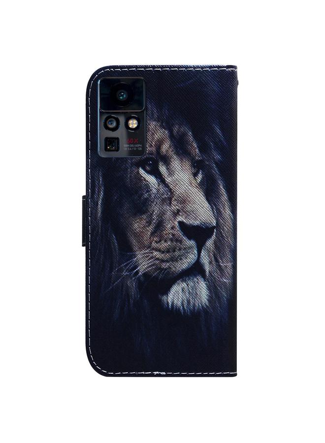S-TOP Case For Infinix Zero X / X Pro Coloured Drawing Leather Phone Case - Image 3