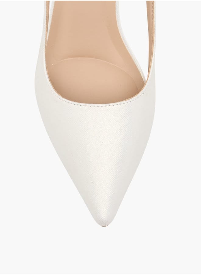 Flora Bella By Shoexpress - Womens Solid Slingback Shoes With Buckle Closure And Stiletto Heels Ramadan Collection - Image 1