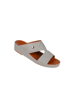 barjeel uno 008-3744 Barjeel Uno Men Arabic Sandals BS 01 Light Grey  - Image 2