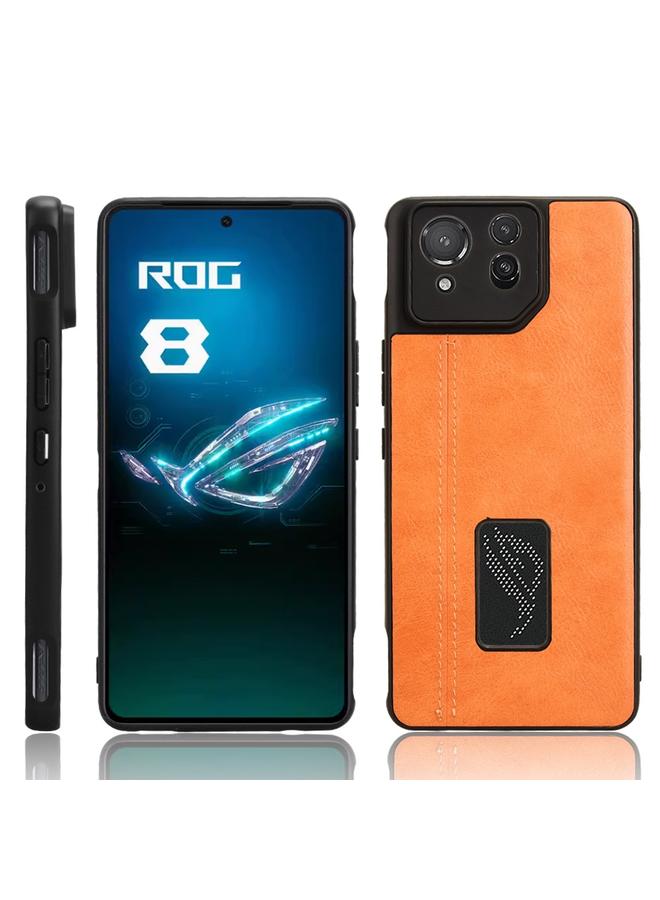 S-TOP Case For Asus ROG Phone 8/ROG Phone 8 Pro Cow Pattern Sewing Skin PC + PU + TPU Phone Case - Image 1