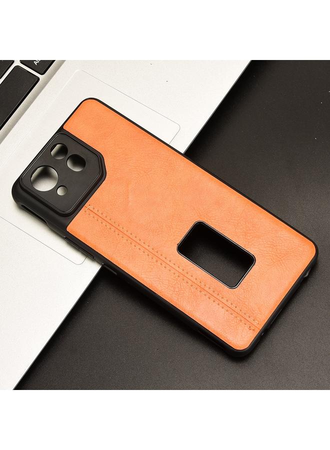 S-TOP Case For Asus ROG Phone 8/ROG Phone 8 Pro Cow Pattern Sewing Skin PC + PU + TPU Phone Case - Image 2