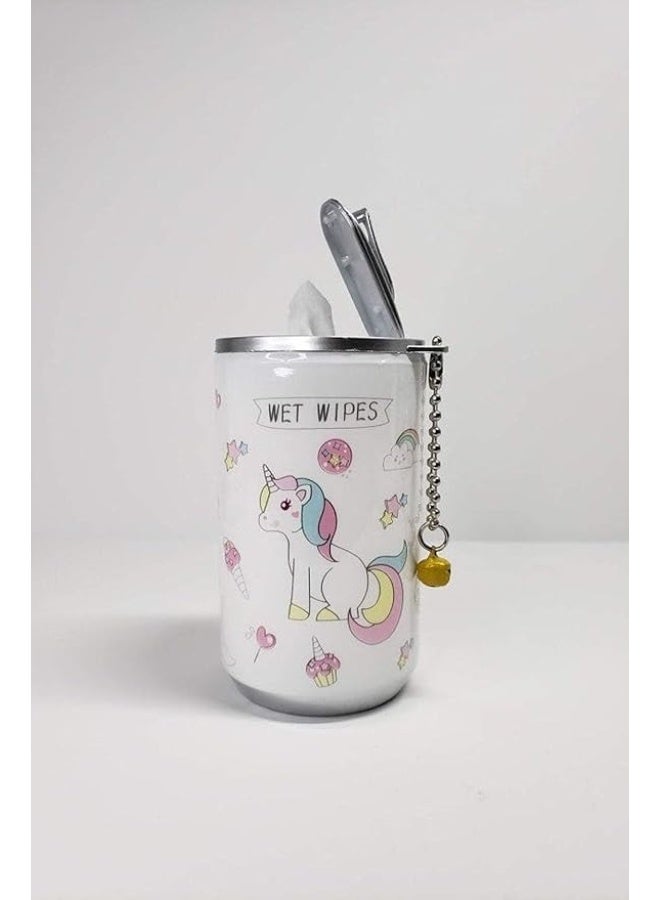 Mini Wet Wipes Tin | pack of 2 | Extremely Portable Tin (Color May Vary as Per Availability) - Image 4