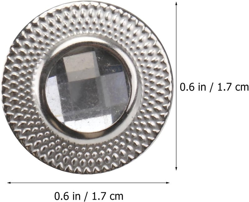 50pcs Metal Pants Snap Buttons Detachable Buckles Adjustable Jeans Buckles Replacement for Waist Tightening DIY Pants Accessories with 25 Bronze and 25 Silver Pins - Image 2